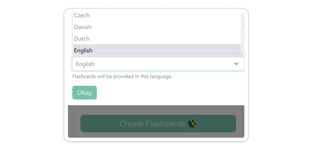 Flashcards in any Language
